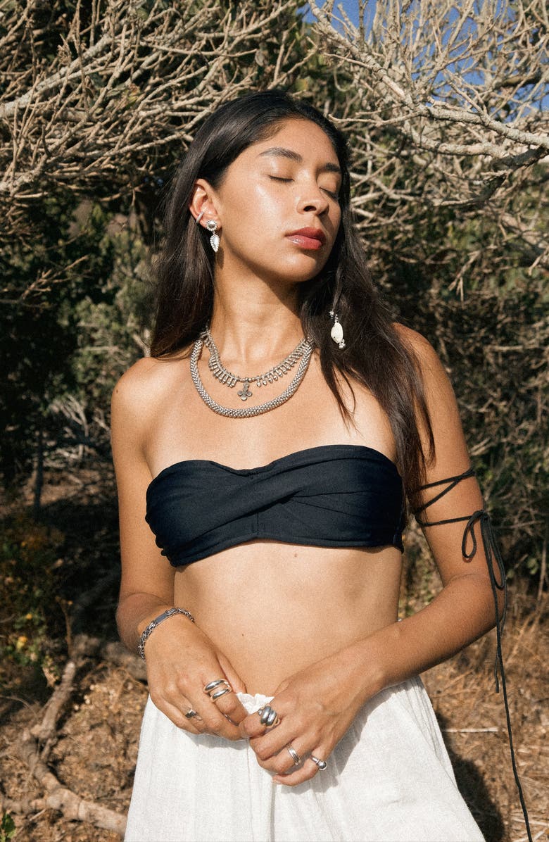 Child of Wild Yara Beaded Necklace, Alternate, color, Silver