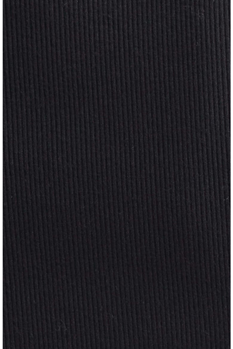 Ginny Lace Trim Puff Sleeve Top, Alternate, color, BLACK/ BLACK