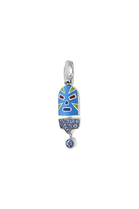 The Mankind Blue Luchadores Charm