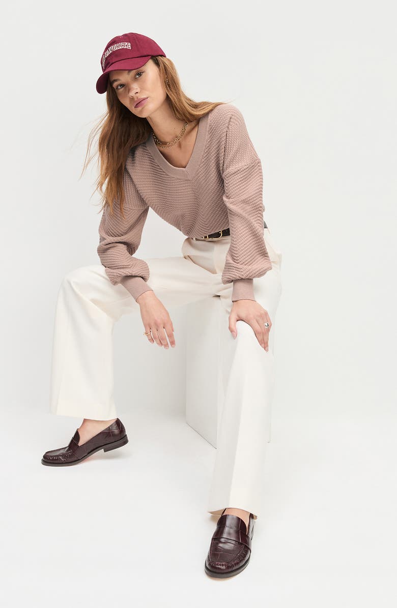 Favorite Daughter The Favorite Adjustable Baseball Cap, Alternate, color, Burgundy