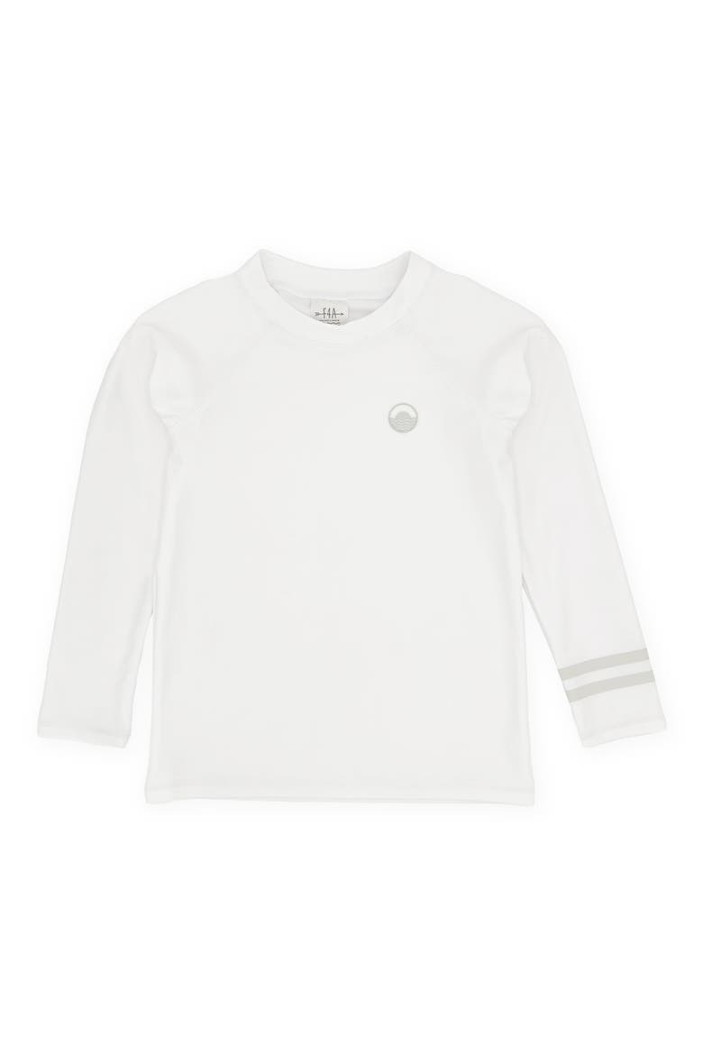 Kids' Icon Long Sleeve Rashguard, Main, color, WHITE