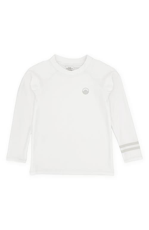 Feather 4 Arrow Kids' Icon Long Sleeve Rashguard In White