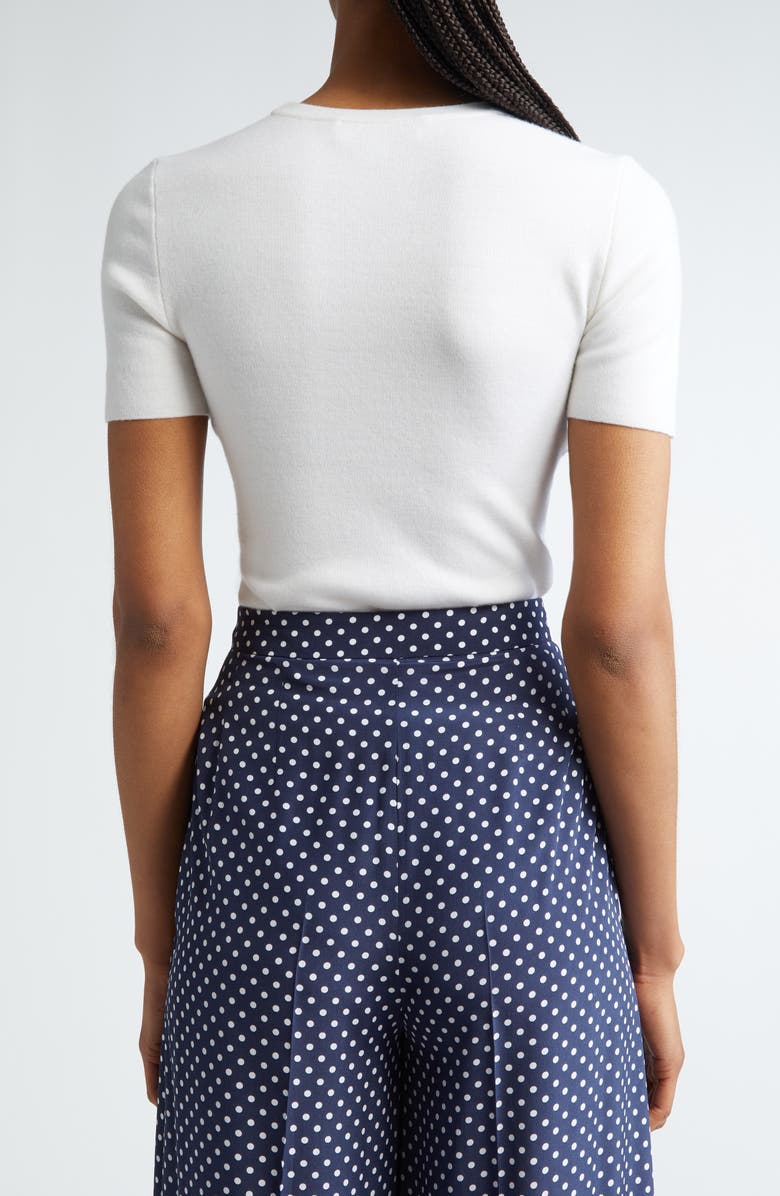 Michael Kors Collection Crewneck Cashmere T-Shirt Sweater, Alternate, color,