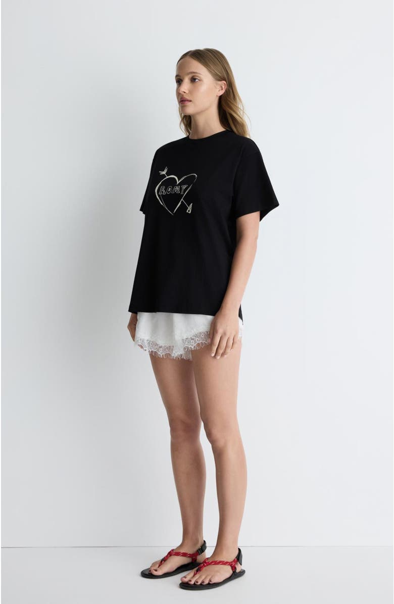 Romy Cupids Heart Tee, Alternate, color, Black