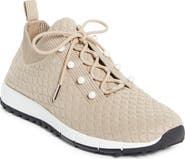 Jimmy Choo Veles Faux Pearl Knit Sneaker