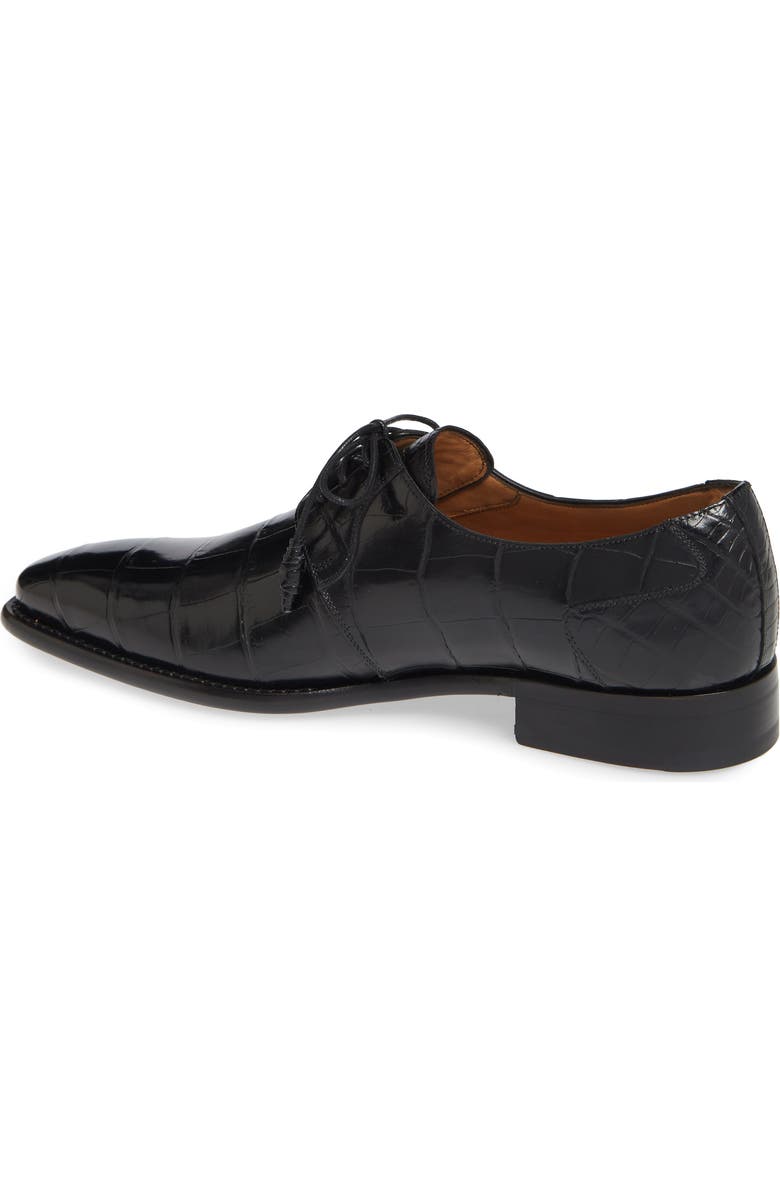 Mezlan Moscow Genuine Alligator Leather Derby, Alternate, color,