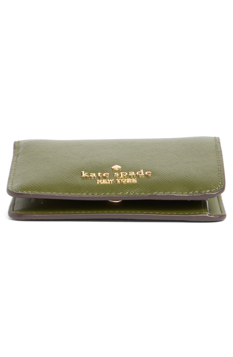 Kate Spade New York madison saffiano leather wallet, Alternate, color, Enchanted Green
