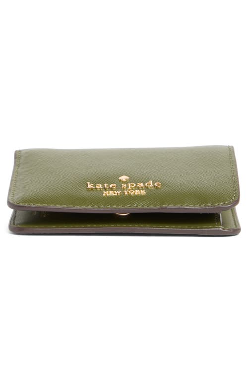 Kate Spade New York Madison Saffiano Leather Wallet In Green
