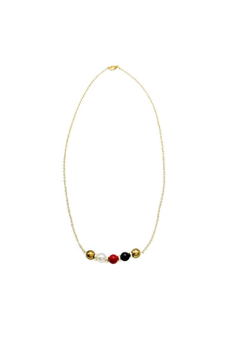His-Story Necklace, Main, color, Gold