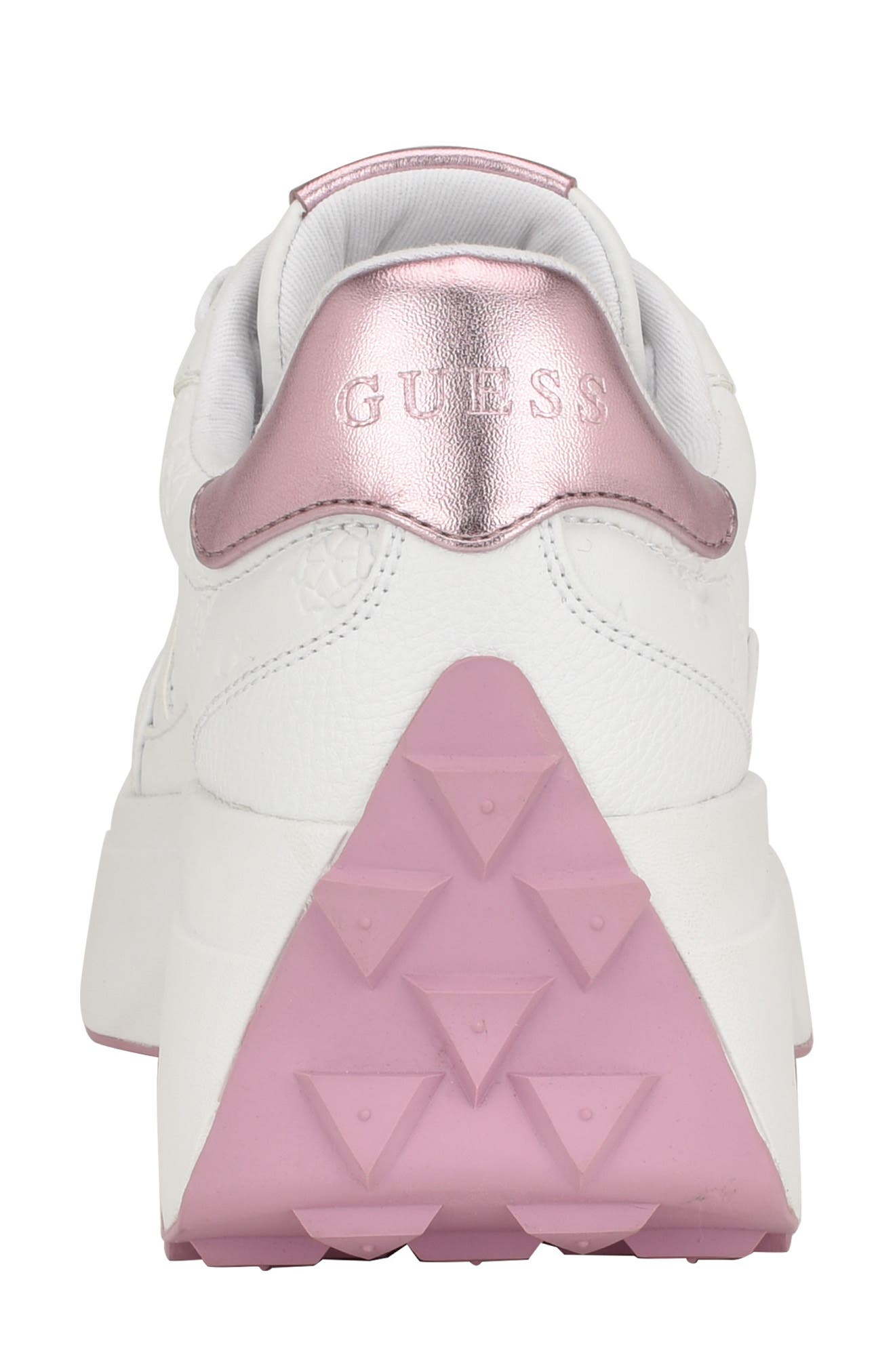GUESS Calebb Sneaker, Alternate, color, White 147
