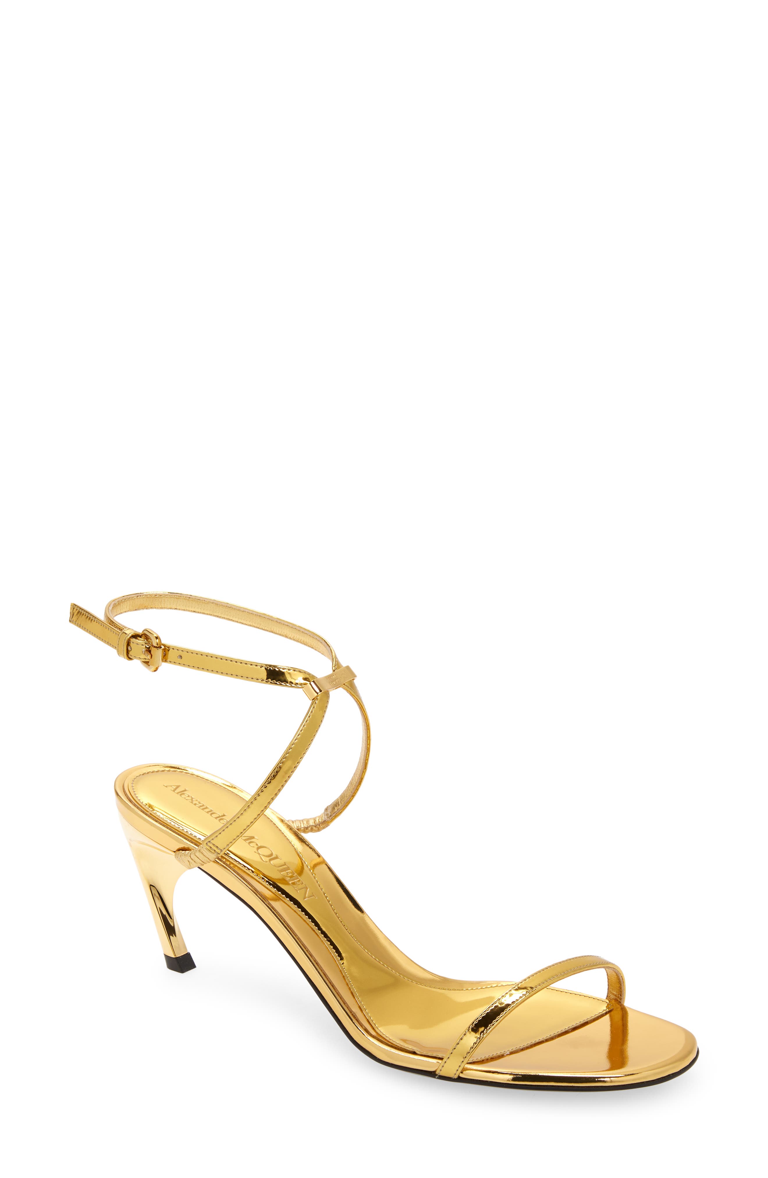 McQueen Naked Armadillo Sandal, Main, color, 