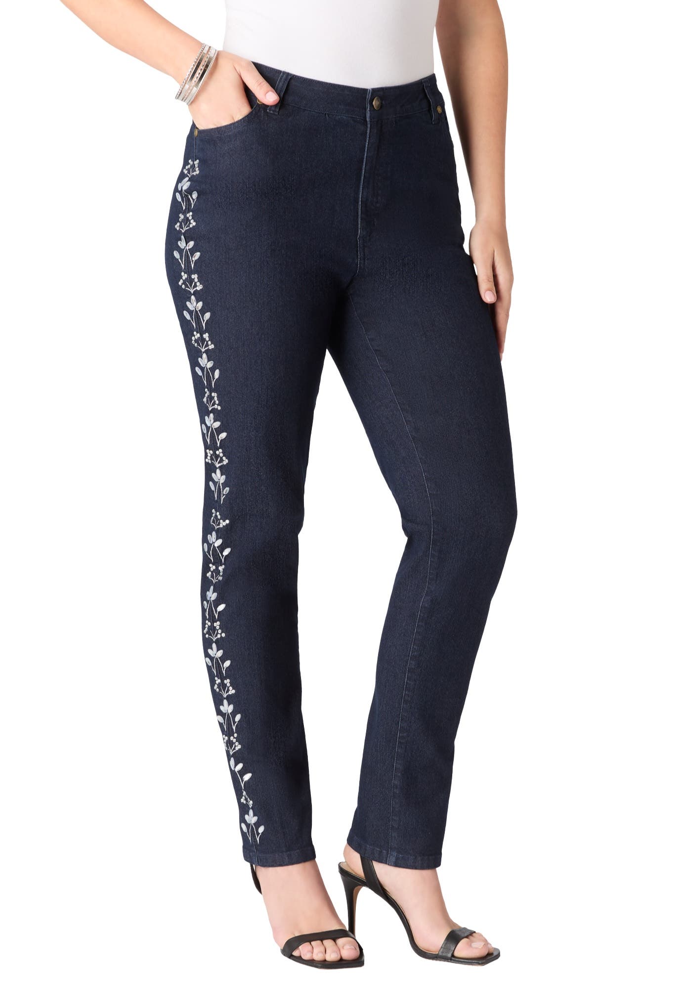 selected INDIGO EMBELLISHED VINE