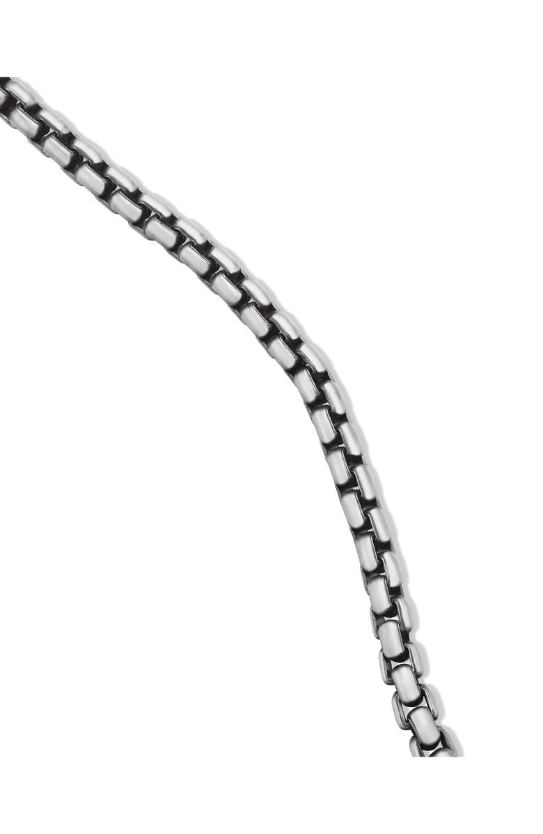 David Yurman Box Chain Slider Necklace in Sterling Silver, 1.7mm, Alternate, color,