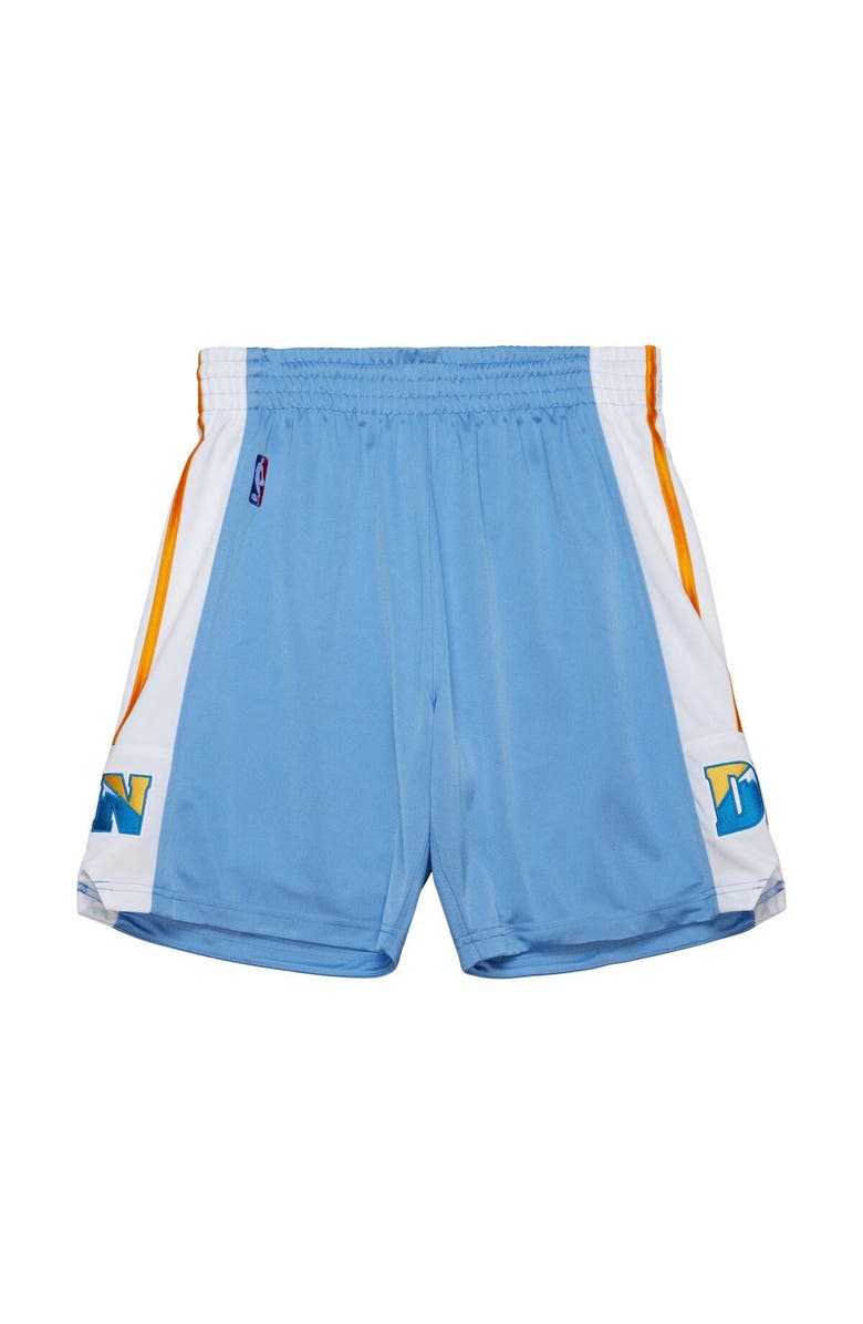 Mitchell & Ness Men's Mitchell & Ness Powder Blue Denver Nuggets Hardwood Classics 2003/04 Authentic Shorts, Alternate, color, 