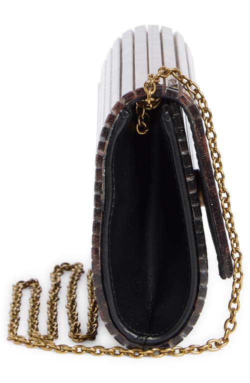 Kurt Geiger London Acrylic Party Clutch In Brown