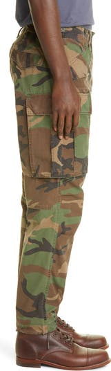 Double RL RRL Camo Cotton Ripstop Cargo Pants | Nordstrom