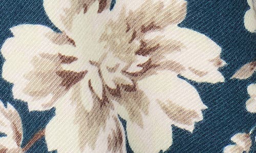 Ralph Lauren Lauren  Print Cotton Blend Pajamas In Blue