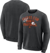 FANATICS Men's Fanatics Black Cleveland Browns Halftime Lead Relaxed Heavyweight French Terry Sweatshirt