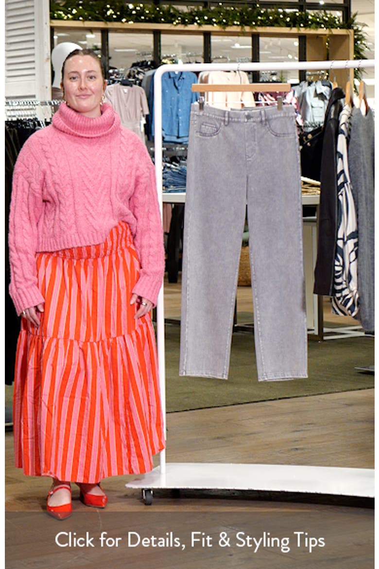 Recess Straight Leg Ankle Knit Jeans video