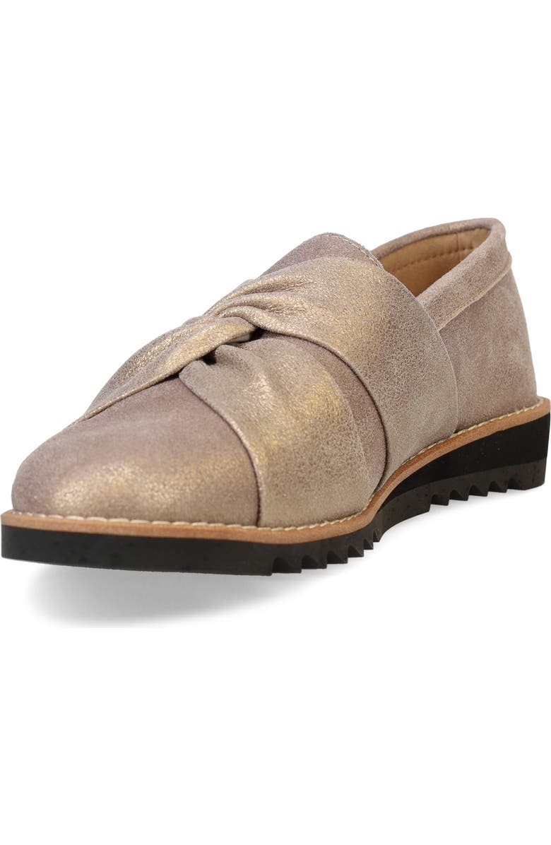 Eileen Fisher Enna Twisted Loafer, Alternate, color, Platinum