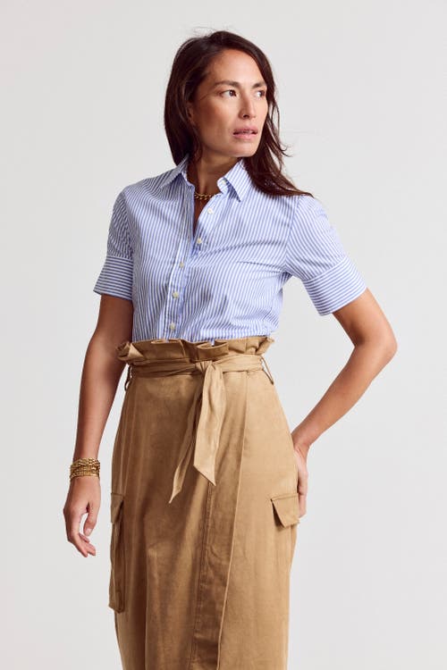 The Shirt By Rochelle Behrens The Short Sleeve Shirt In Multi