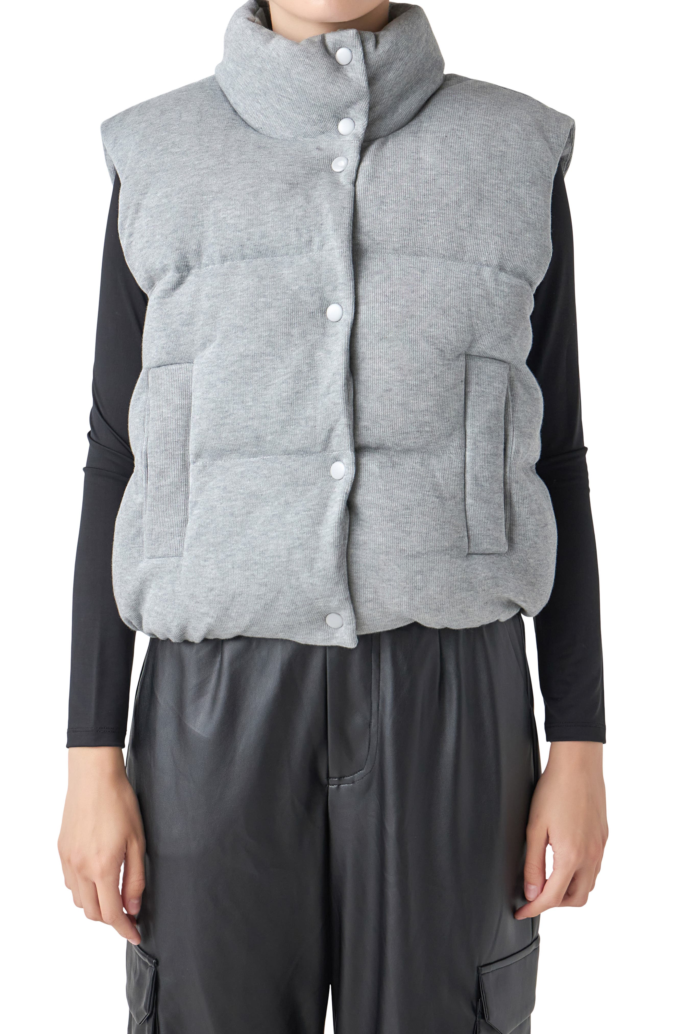 Knit Puffer Vest