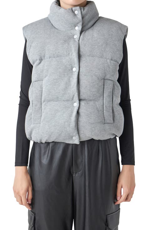 Knit Puffer Vest