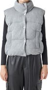 Grey Lab Knit Puffer Vest
