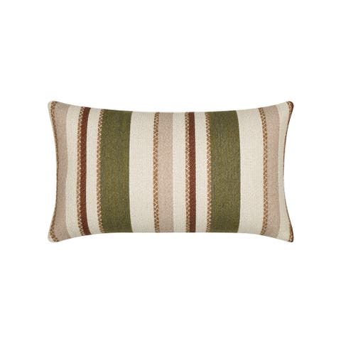 Ridgeway Textured Stripe Indoor & Outdoor Woven Accent Pillow & Insert