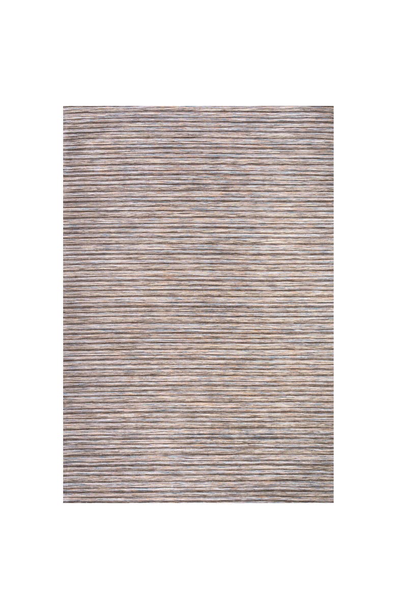 JONATHAN Y Finn Modern Farmhouse Pinstripe Indoor/Outdoor Area Rug, Main, color, Dark Gray/Blue