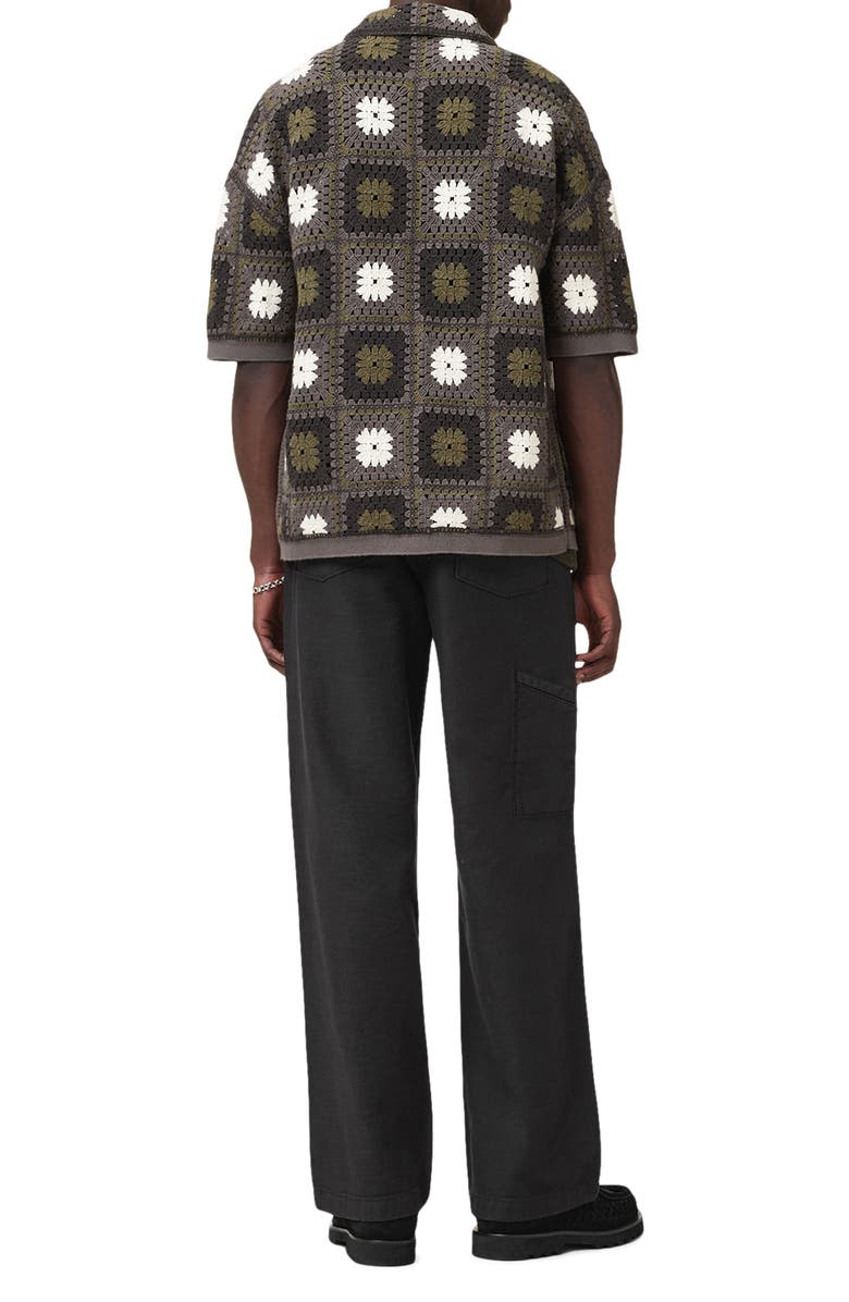 AllSaints Burke Straight Leg Trousers, Alternate, color, 