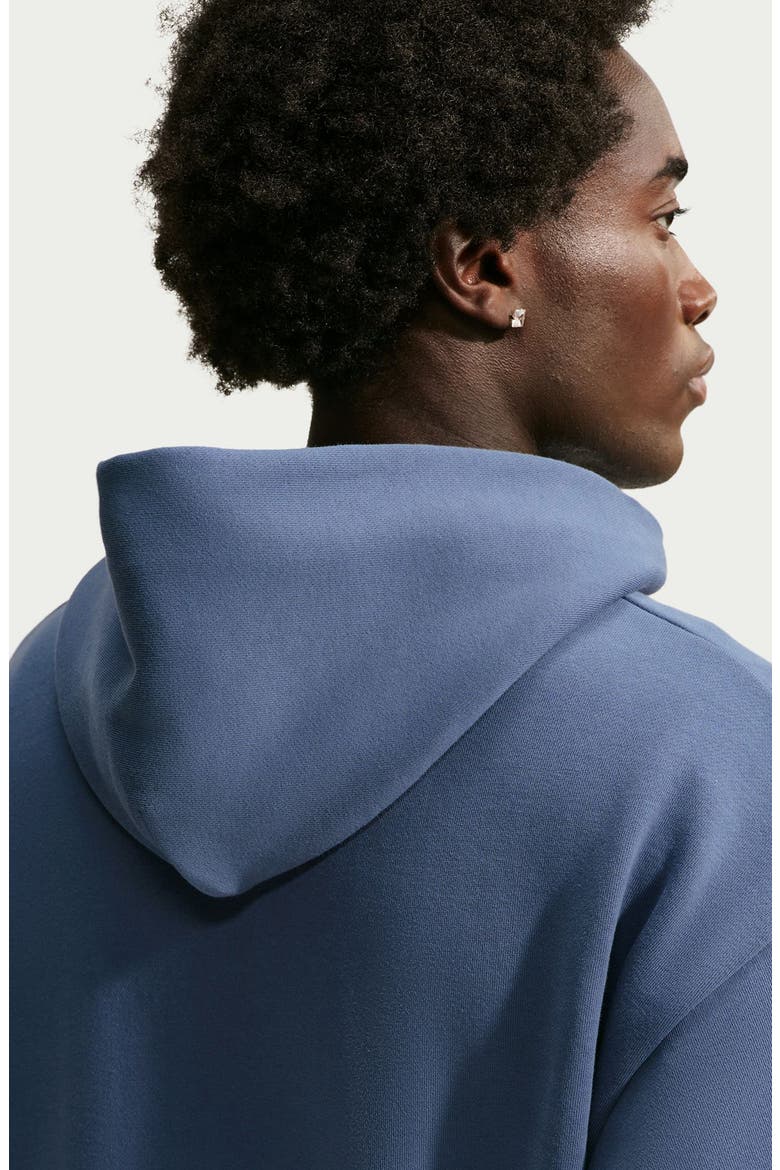 Solo Swoosh Full Zip Fleece Hoodie, Alternate, color, DIFFUSED BLUE/ SAIL