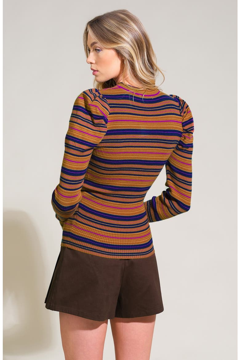 Stripe Sweater, Alternate, color, NAVY LAVENDER