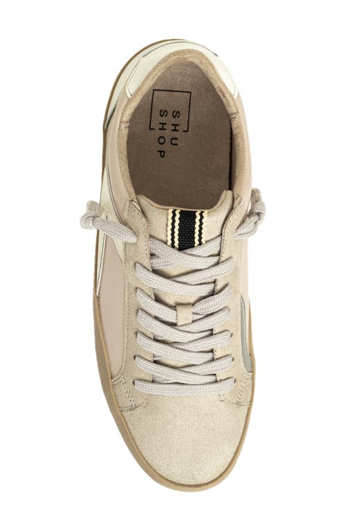 Shushop Robbie Lace-up Sneaker In Brown