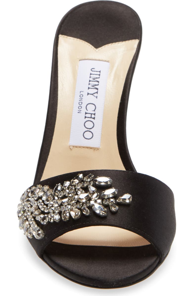Jimmy Choo Stacey Crystal Embellished Slide Sandal, Alternate, color,