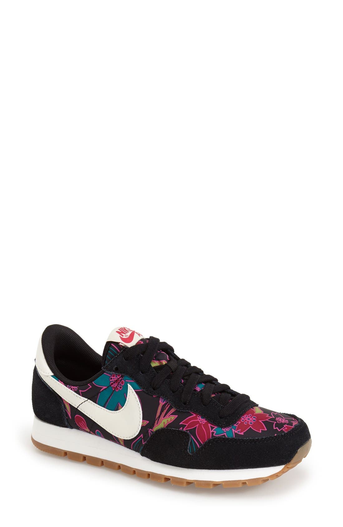 'Air Pegasus 83' Print Sneaker, Main, color, BLACK/ SAIL/ PINK