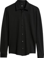 BOSS Roan Slim Fit Performance Button-Up Shirt