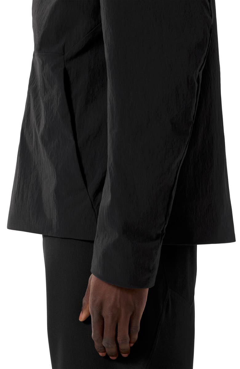 Veilance Mionn Water Resistant Insulated Overshirt, Alternate, color, Black