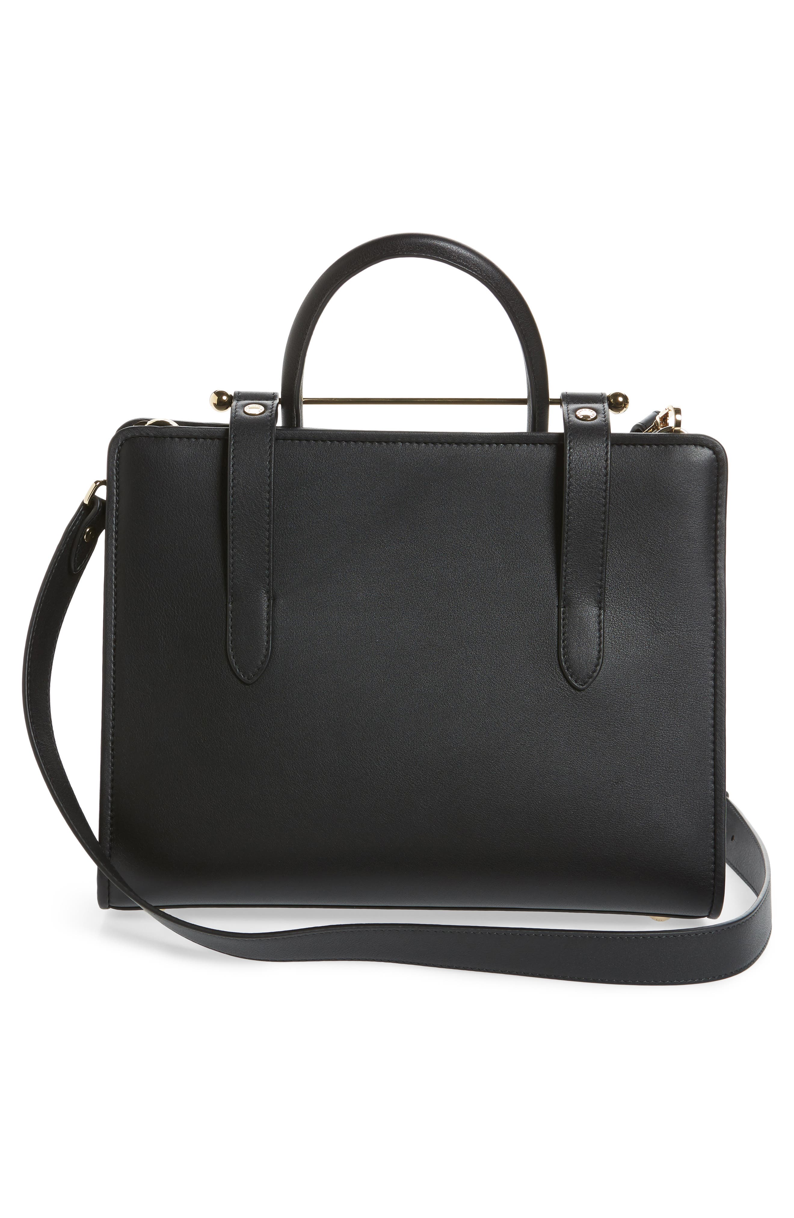 Strathberry Midi Calfskin Leather Tote, Alternate, color, 