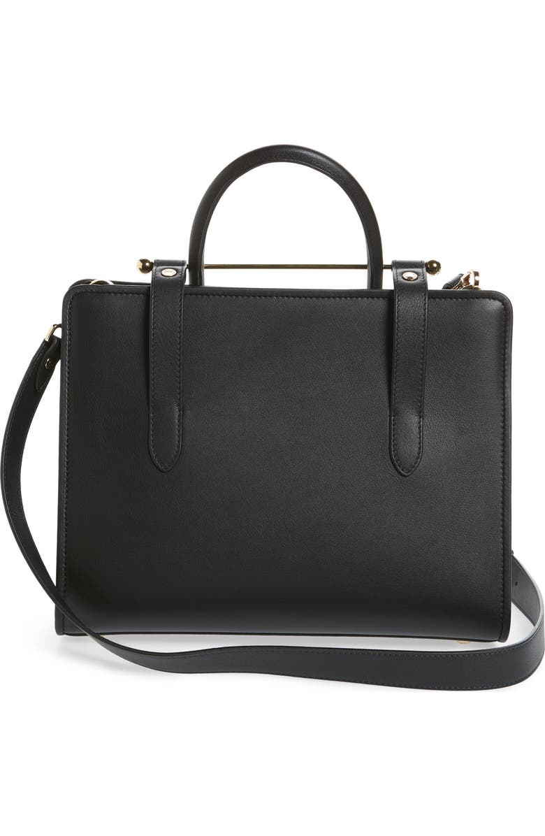 Strathberry Midi Calfskin Leather Tote, Alternate, color,