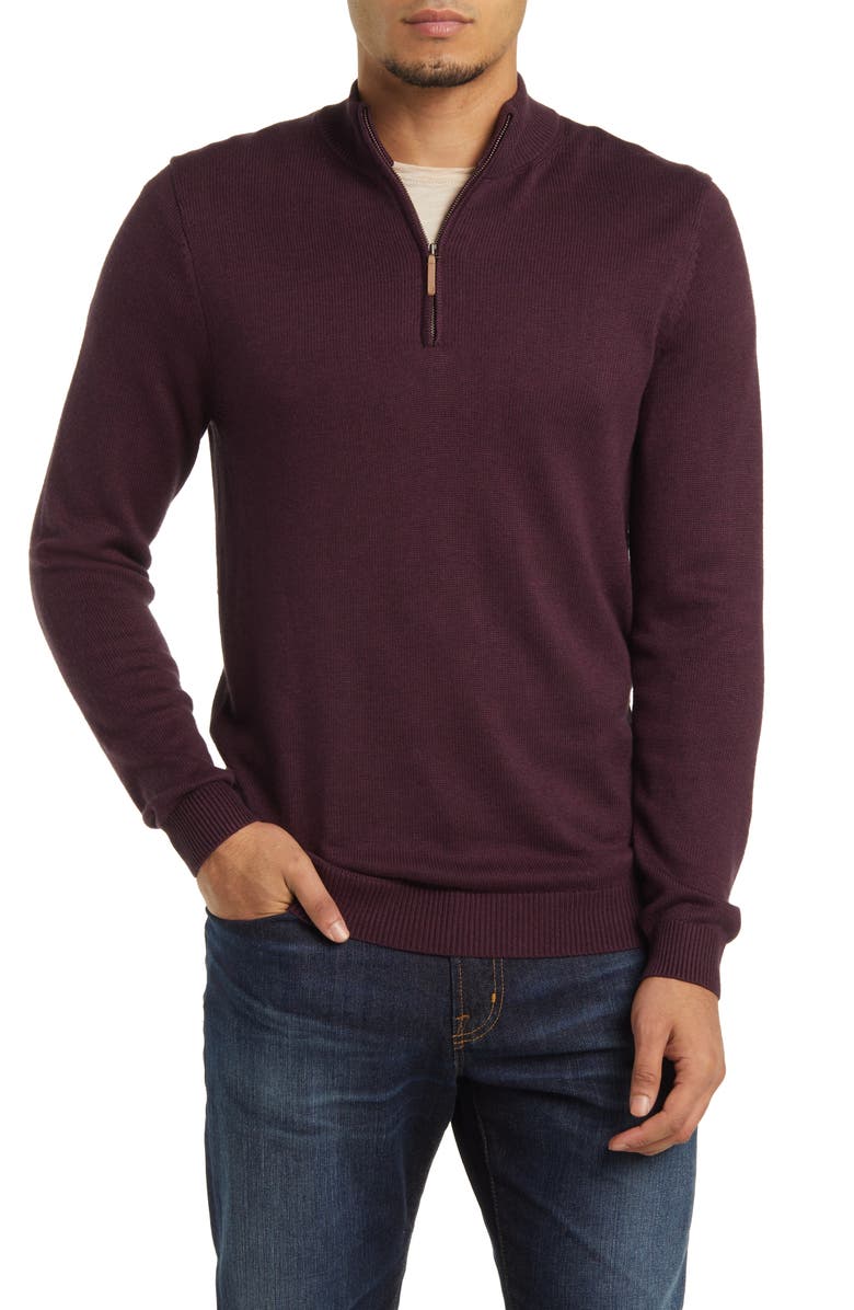 Mizzen+Main Cassady Quarter Zip Sweater, Main, color,