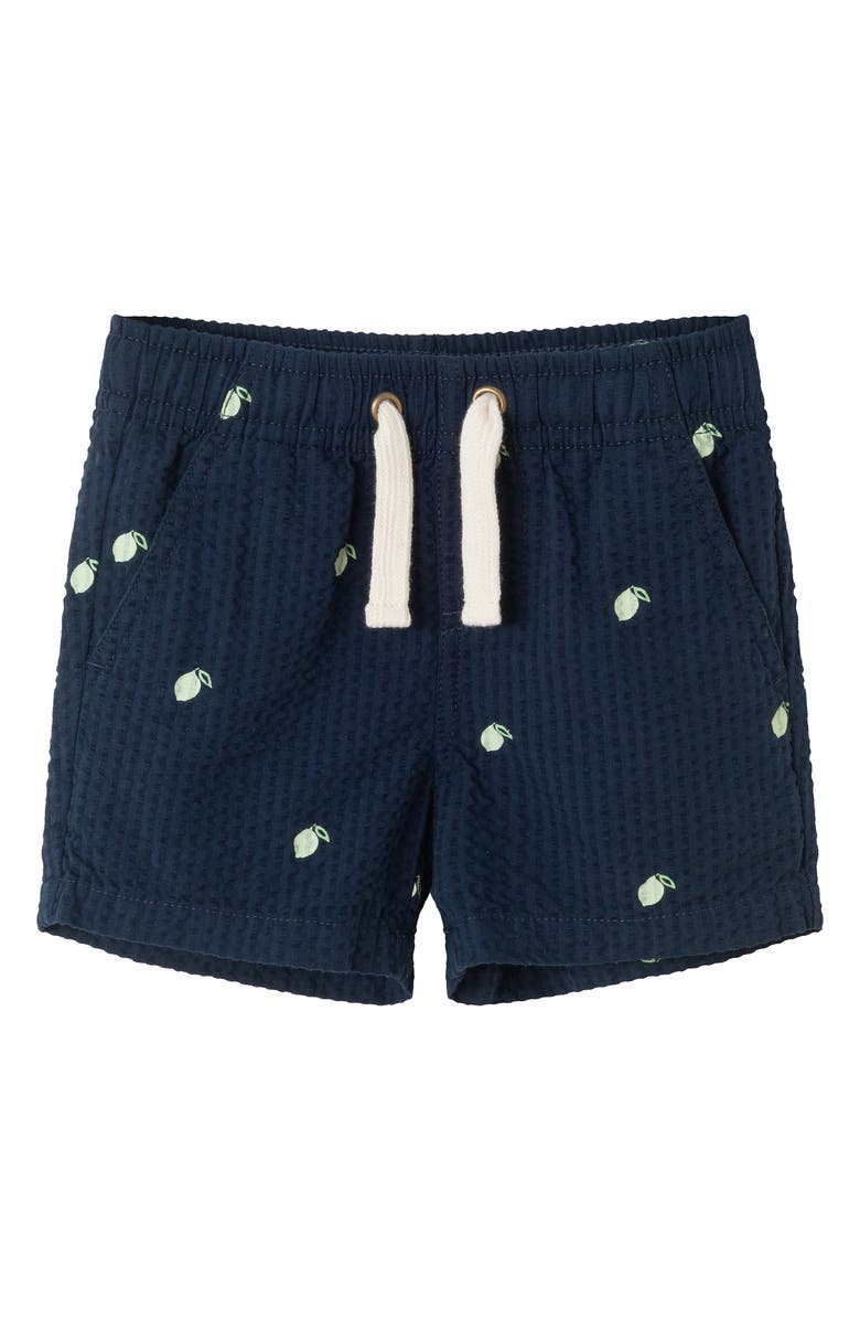 Andy & Evan Tipped Polo & Seersucker Shorts Set, Alternate, color, White