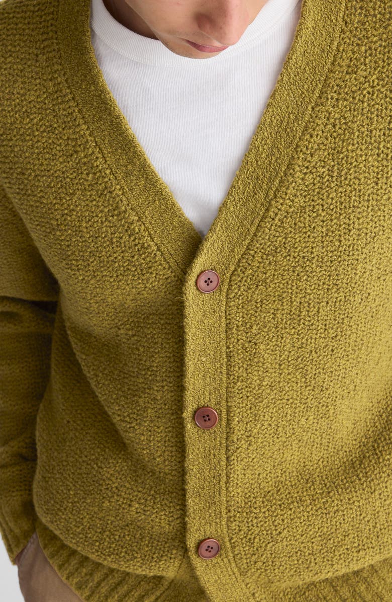 Madewell Bouclé Wool Blend Cardigan, Alternate, color, 