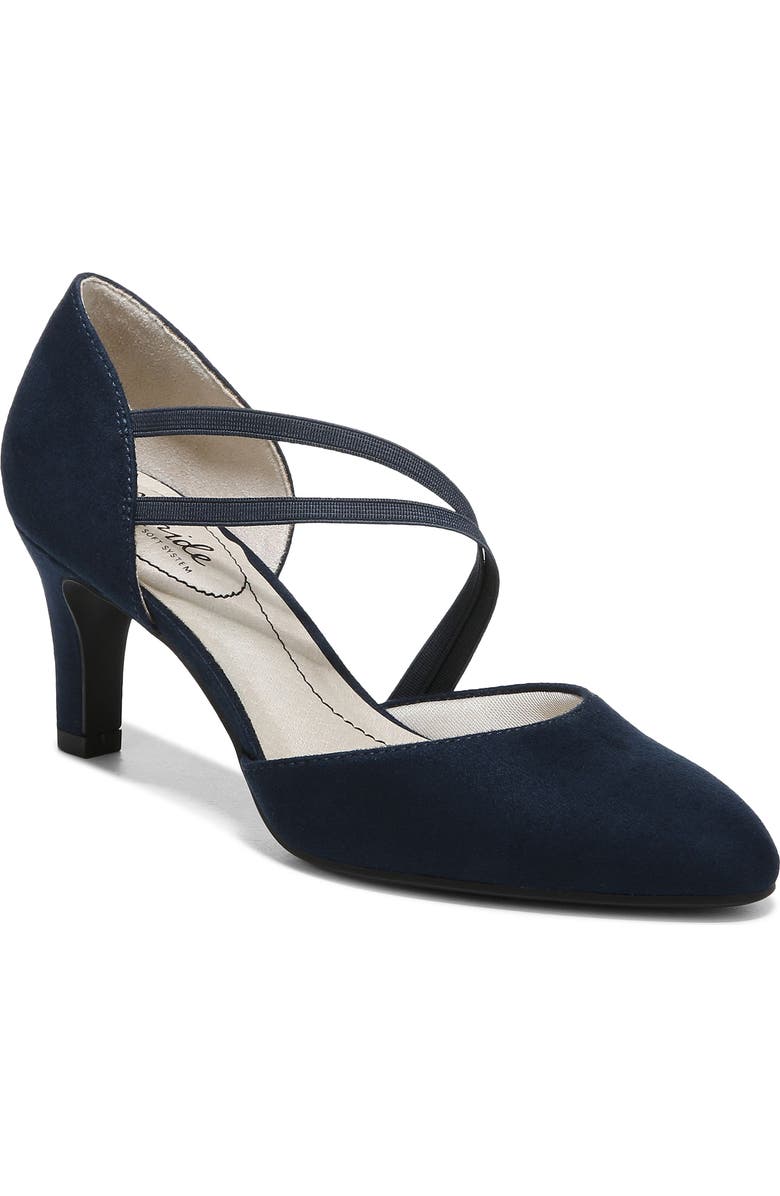 LifeStride Grace Pump, Main, color, Lux Navy