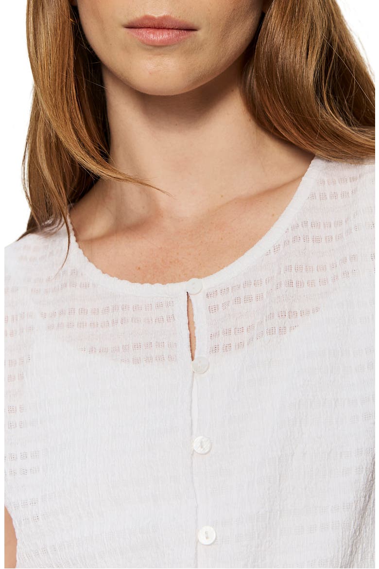 Textured Vacation Knit Vest, Alternate, color, WHITE