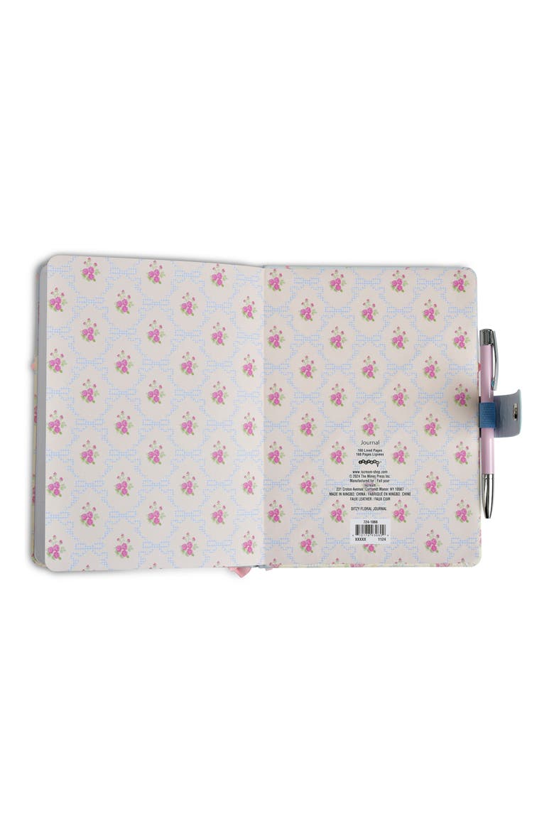 Kids' Ditsy Floral Journal, Alternate, color, BLUE MULTI