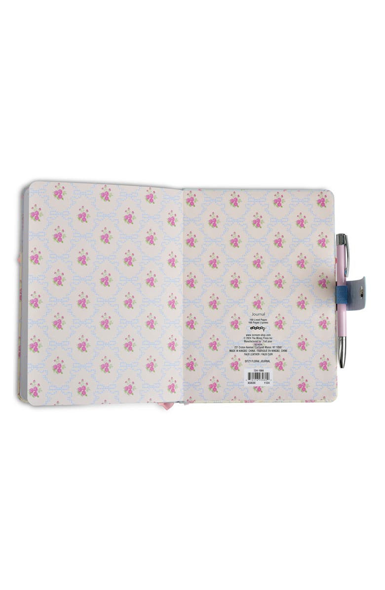Iscream Kids' Ditsy Floral Journal, Alternate, color, Blue Multi