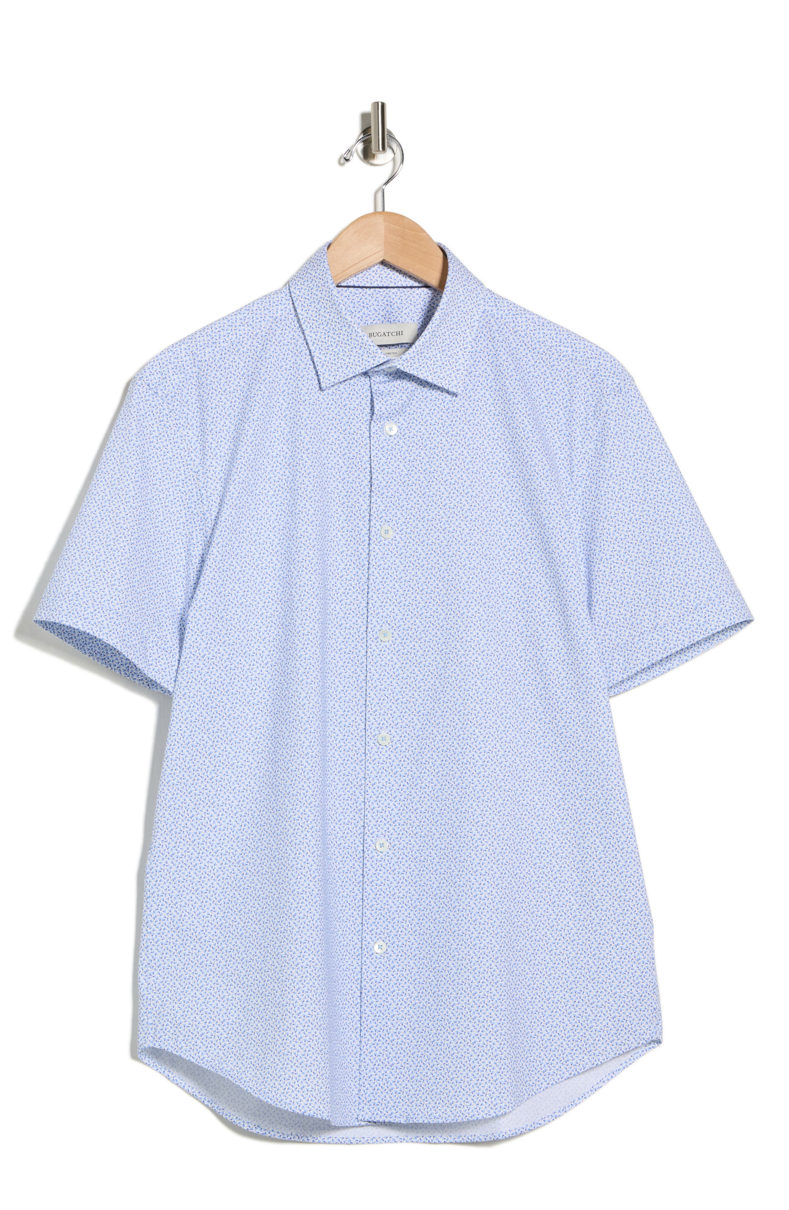 Bugatchi Short Sleeve Button-Up Shirt
