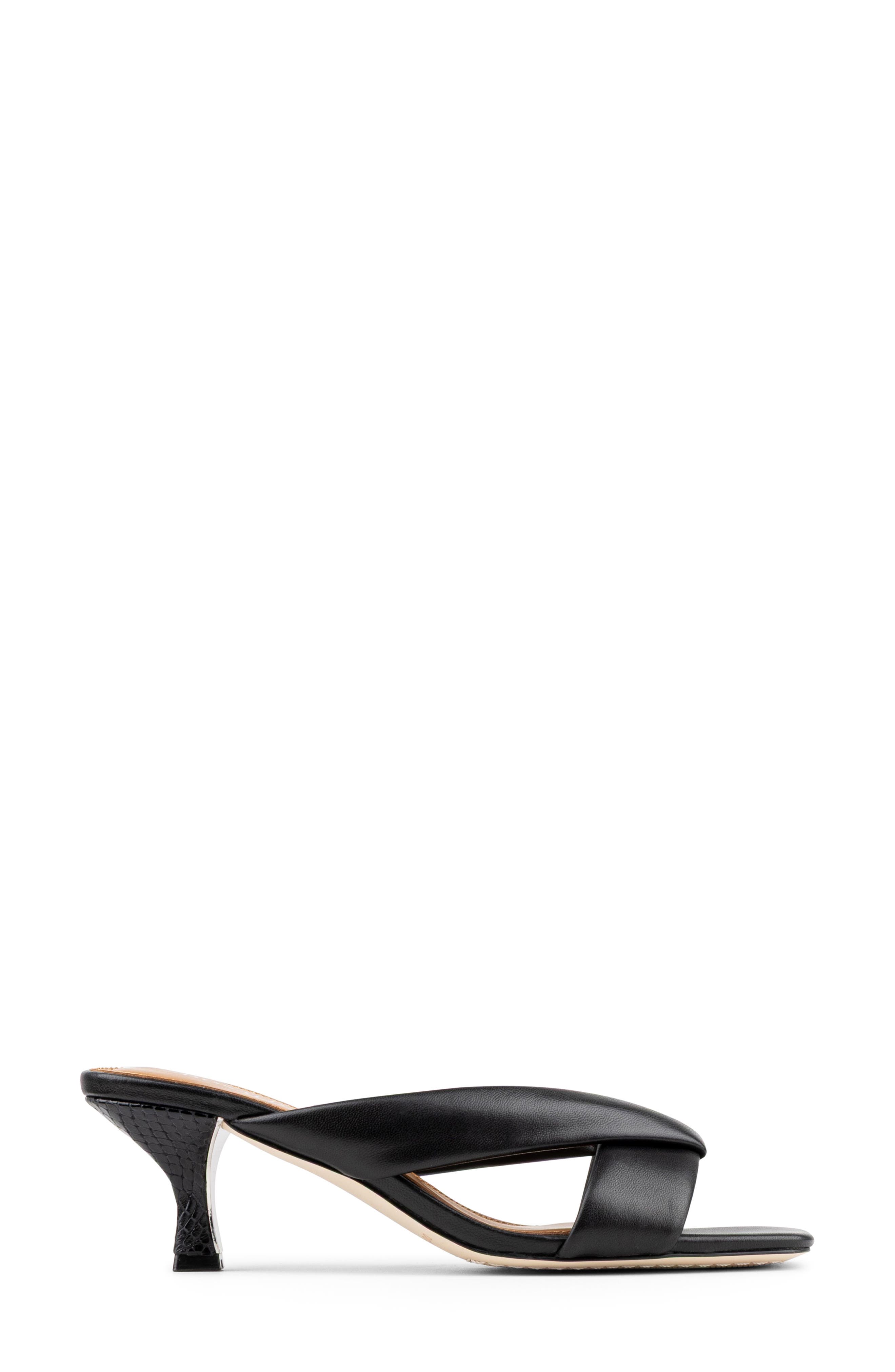 Gennessa Sandal, Alternate, color, BLACK