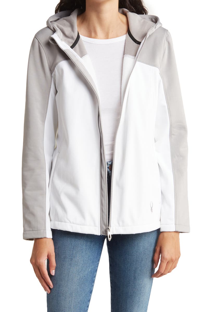Spyder Alyce Waterproof Softshell Hooded Jacket, Main, color, 